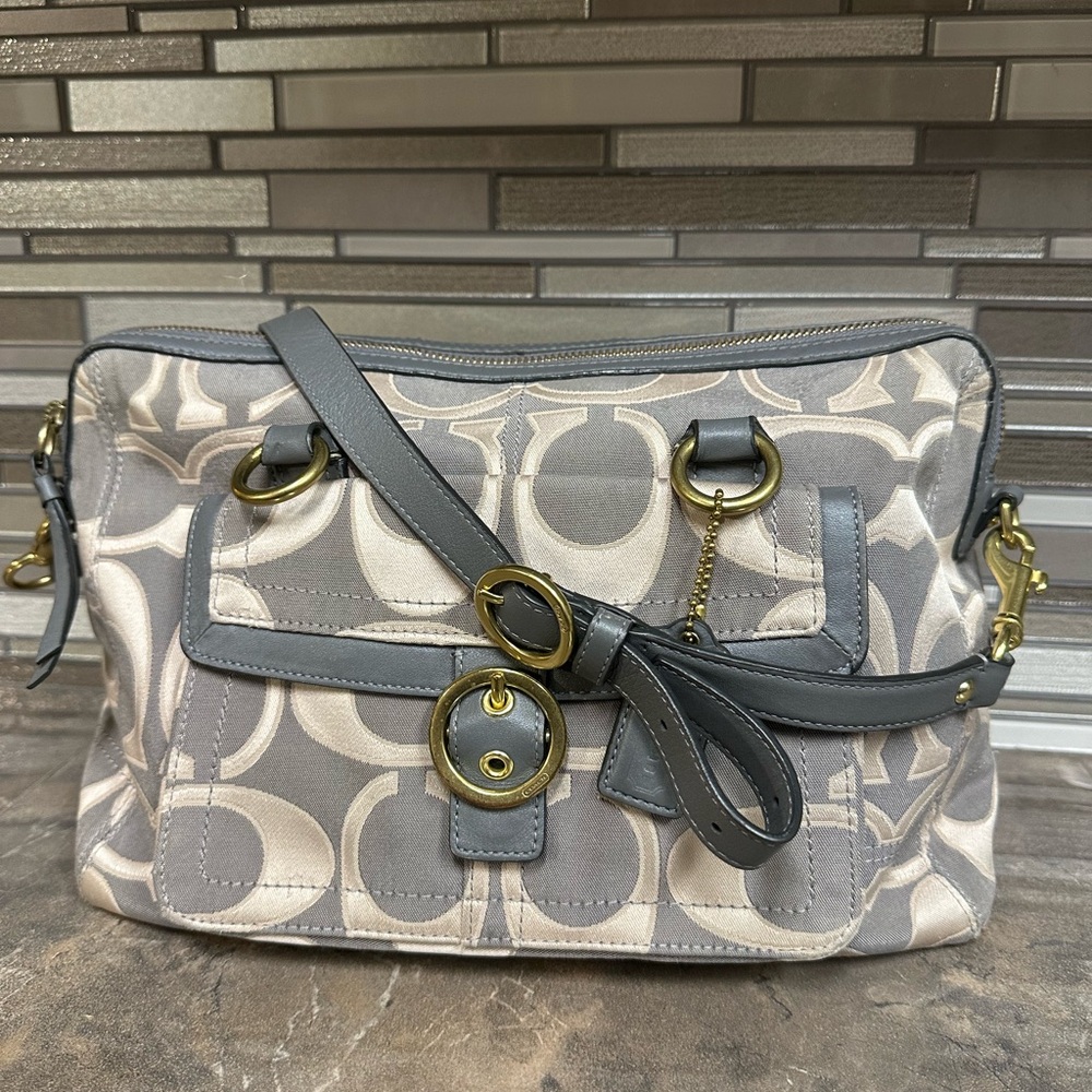 Coach Penelope Signature buckle Satchel